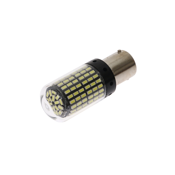

Автолампа светодиодная P21W 1156, 144 SMD, 12 В, CanBus, свет белый