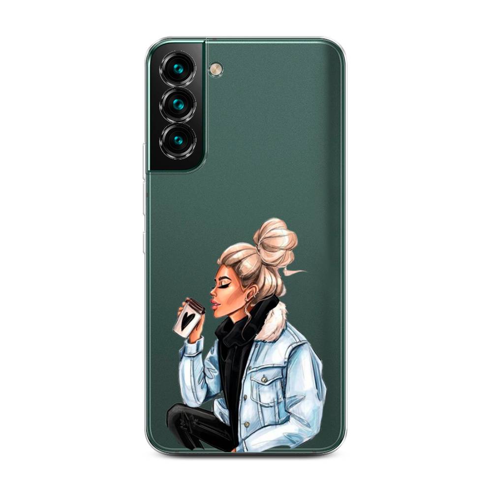

Чехол Awog на Samsung Galaxy S22 + / Самсунг S22 + "Cute girl", Коричневый;бежевый, 2103950-7