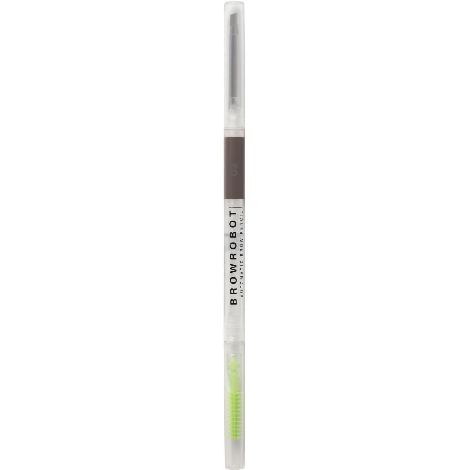 Карандаш для бровей Influence Beauty Brow Robot автоматический, тон 03: темно-русый, 0,1 г