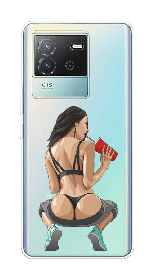 

Чехол на Vivo T2 4G "Сочные булочки", Бежевый;красный;черный, 269550-1