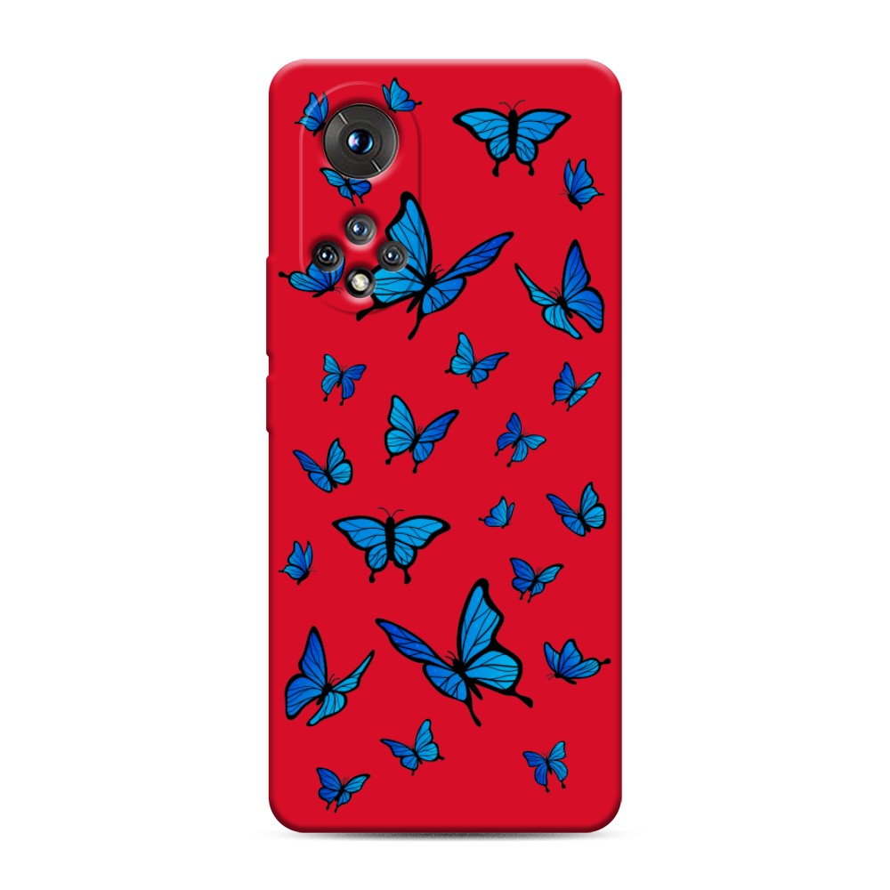 

Чехол Awog на Honor 50/Nova 9 "Синие бабочки"