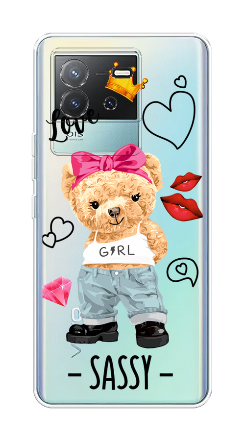 

Чехол на Vivo T2 4G "Sugar Mommy", Голубой;белый;розовый, 269550-1