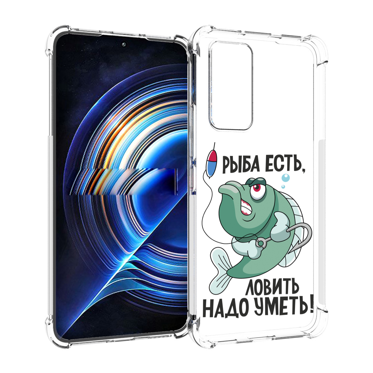 Чехол MyPads Рыба есть ,ловить надо уметь для Tecno Camon 19 Neo