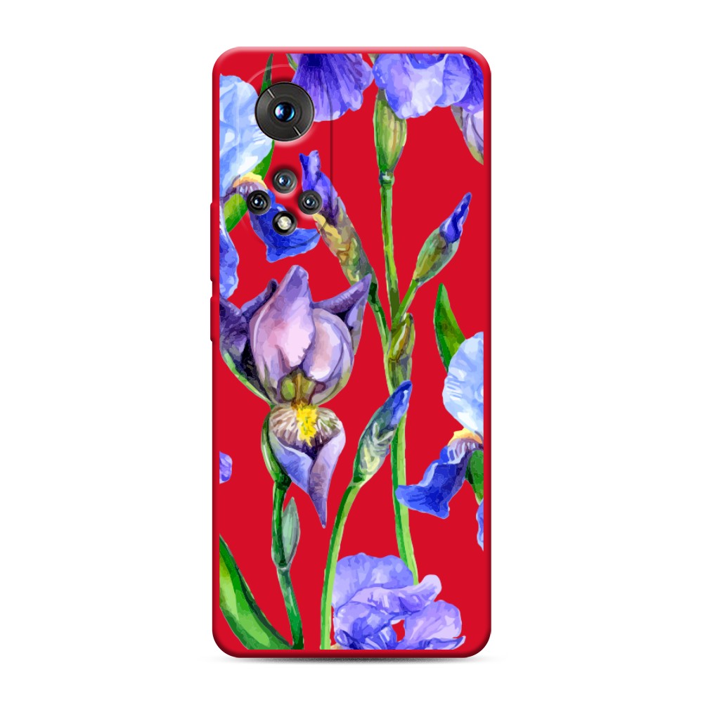 

Чехол Awog на Honor 50/Nova 9 "Синие ирисы"