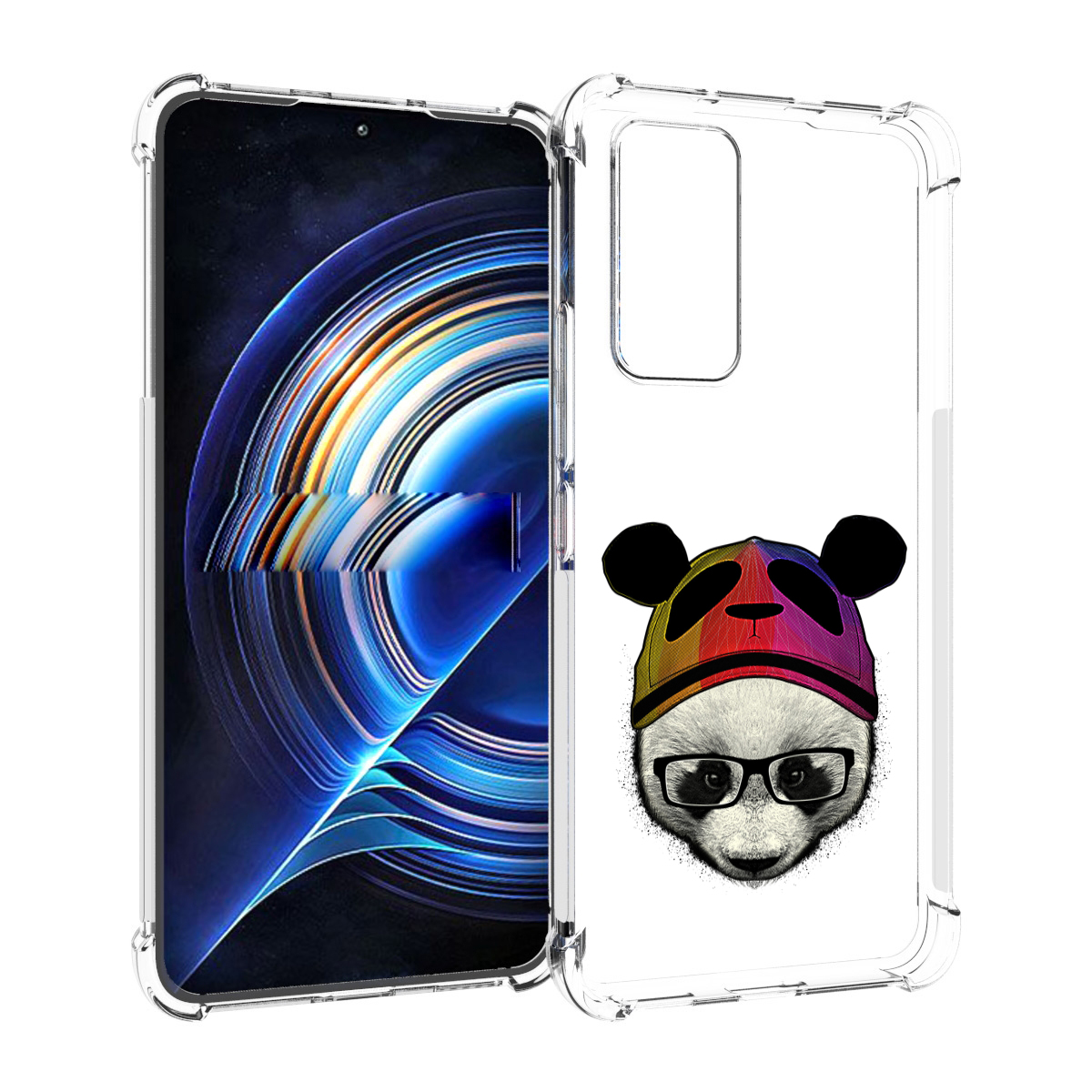 

Чехол MyPads Панда в шапке для Tecno Camon 19 Neo, Прозрачный, Tocco