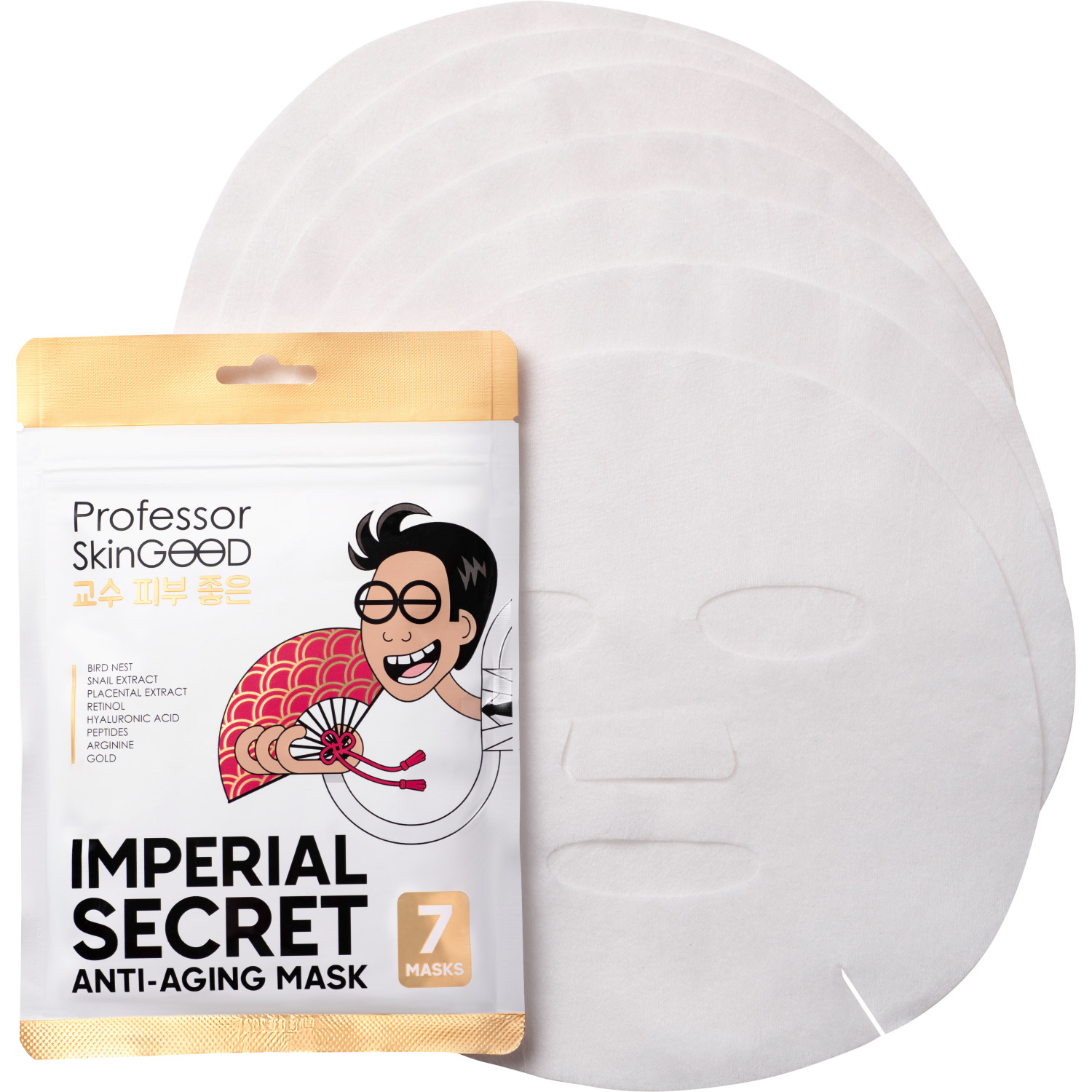 фото Professor skingood омолаживающие маски императорский уход imperial secret anti-aging 7шт