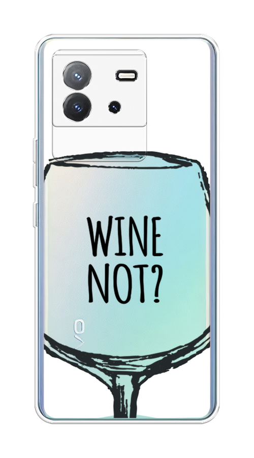 

Чехол на Vivo T2 4G "Wine not white", Белый, 269550-1