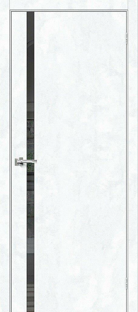 

Дверь Браво-1.55 Snow Art Mirox Grey Mr.Wood Браво, Bravo 200*60