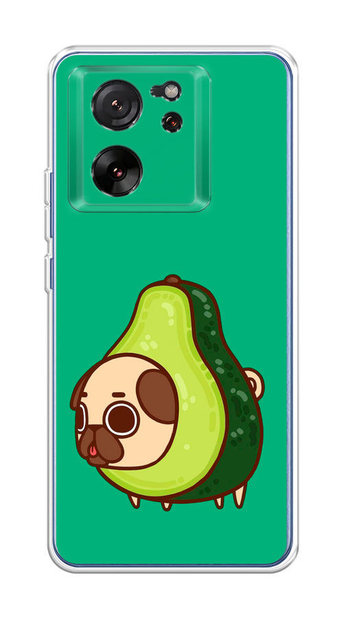 

Чехол на Xiaomi 13T "Мопс авокадик", Зеленый, 319850-1