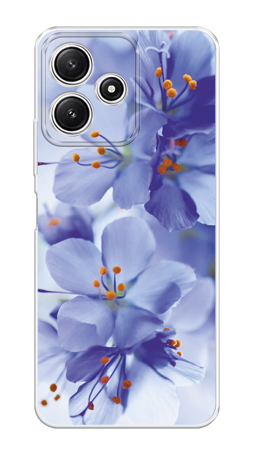 

Чехол на Redmi 12 5G/Redmi 12R/Poco M6 Pro 5G "Фиолетовые цветки", Фиолетовый;синий, 319750-1