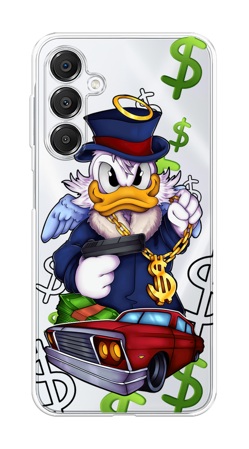 

Чехол на Samsung Galaxy A16 Scrooge McDuck with a Gold Chain, Красный;синий;белый, 2110250-1