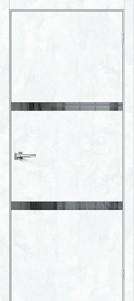 

Дверь Браво-2.55 Snow Art Mirox Grey Mr.Wood Браво, Bravo 200*70