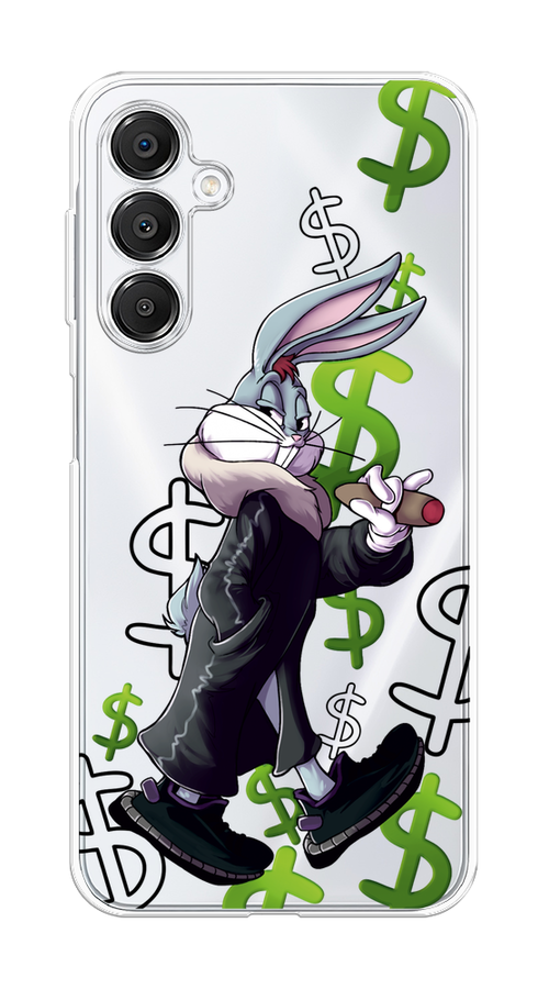 

Чехол на Samsung Galaxy A16 Rich Bugs Bunny, Зеленый;черный;голубой, 2110250-1