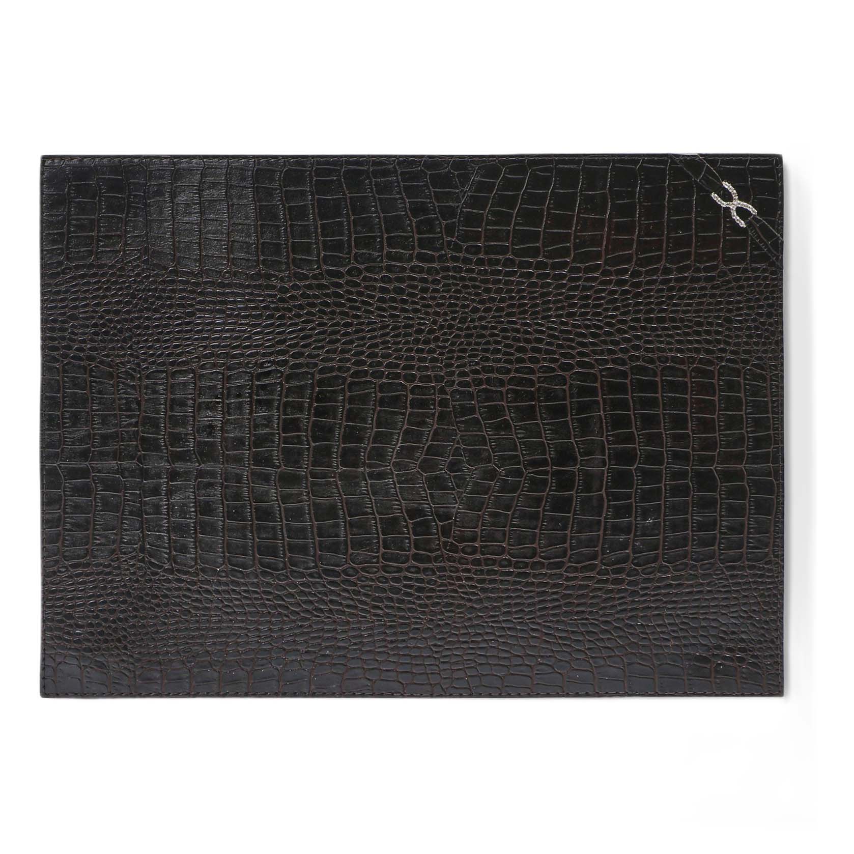 Подложка Deria сервировочная темно-коричневая 44 x 33 см