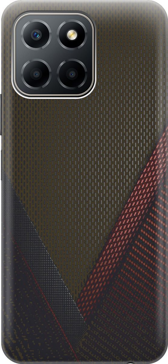 

Силиконовый чехол на Honor X6 / X8 5G с принтом "Полотна", Красный;черный, 158160