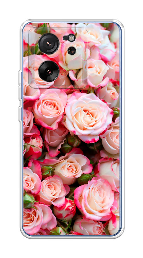 

Чехол на Xiaomi 13T "Много роз", Розовый, 319850-1