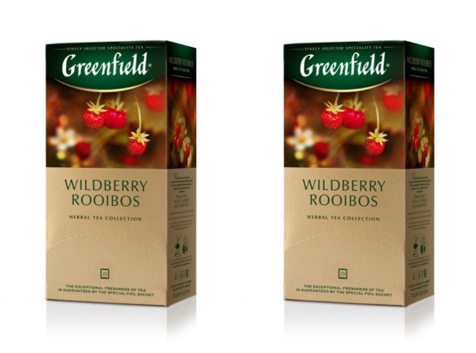 

Чай травяной Greenfield Wildberry Rooibos, 25 пакетиков х 2 шт