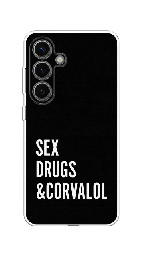 

Чехол на Samsung Galaxy S25 Corvalol, Черный;серый;белый, 2110350-1