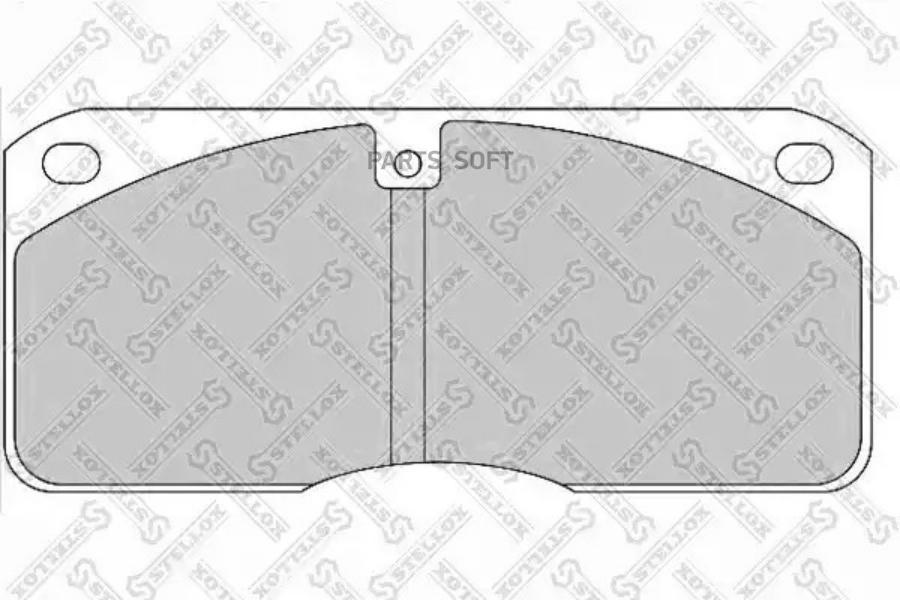 

STELLOX 8511407SX 85-11407-SX колодки дисковые с полн. р/к 29039 Volvo FL6