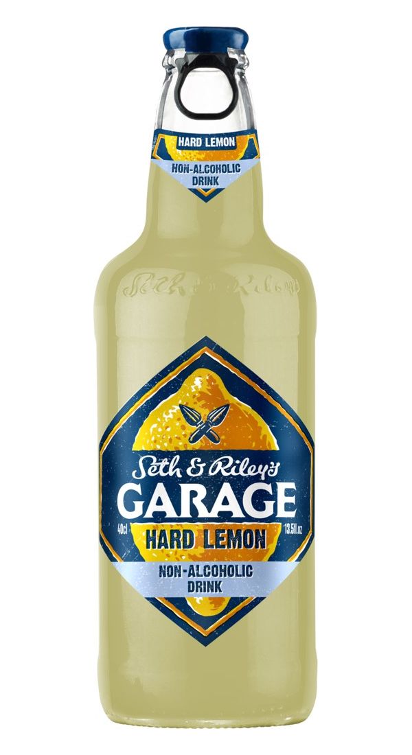 Пивной напиток безалкогольный Garage Lemon светлый фильтрованный пастеризованный 0,4 л