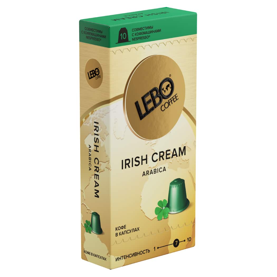 Кофе Lebo Irish cream в капсулах 5,5 г х 10 шт