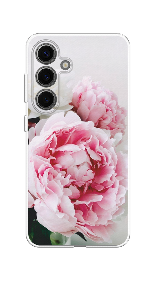 

Чехол на Samsung Galaxy S25 Розовые и белые пионы, Розовый;белый, 2110350-1