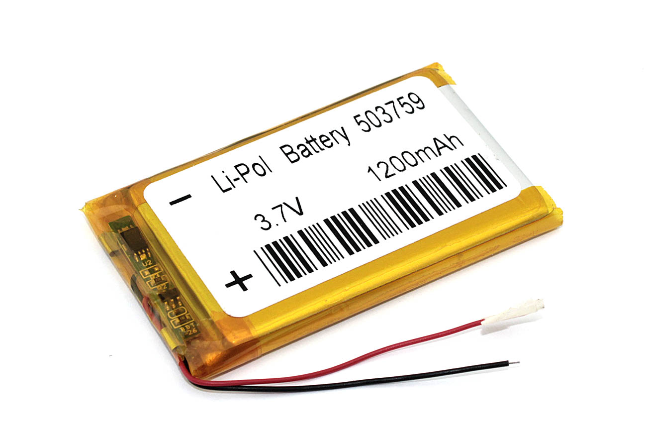 Аккумуляторная батарея OEM Li-Pol 5*37*59мм 2pin 3.7V/1200mAh