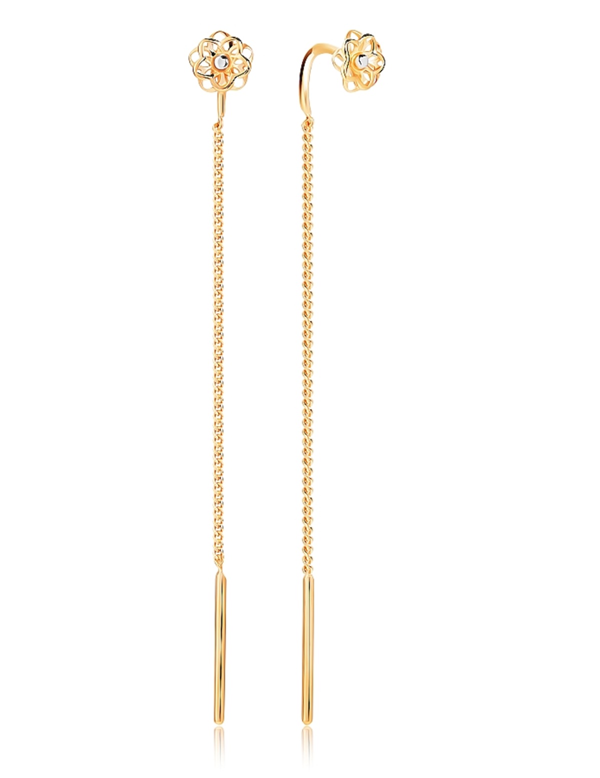 

Серьги продевки из серебра VALTERA 117904, 117904