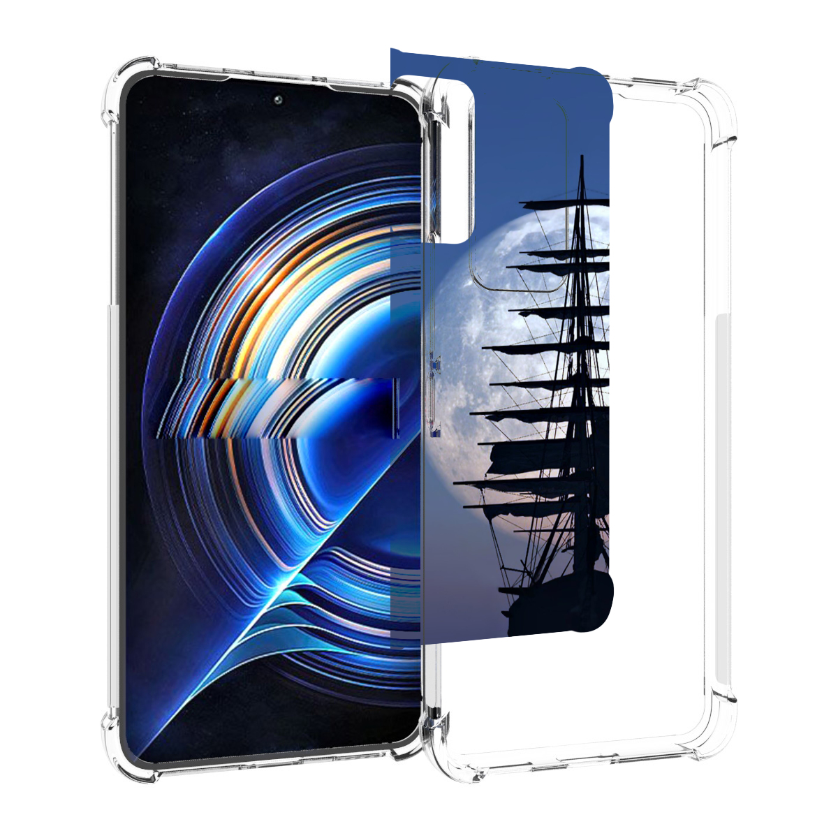 

Чехол MyPads Парус-в-море для Tecno Camon 19 Neo, Прозрачный, Tocco