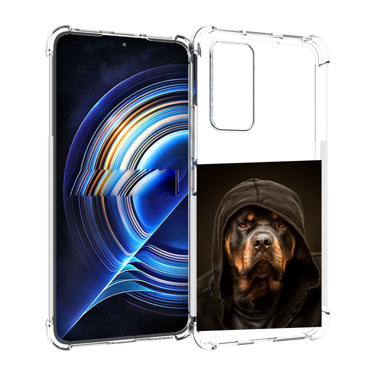 

Чехол MyPads Пес-барбос для Tecno Camon 19 Neo, Прозрачный, Tocco