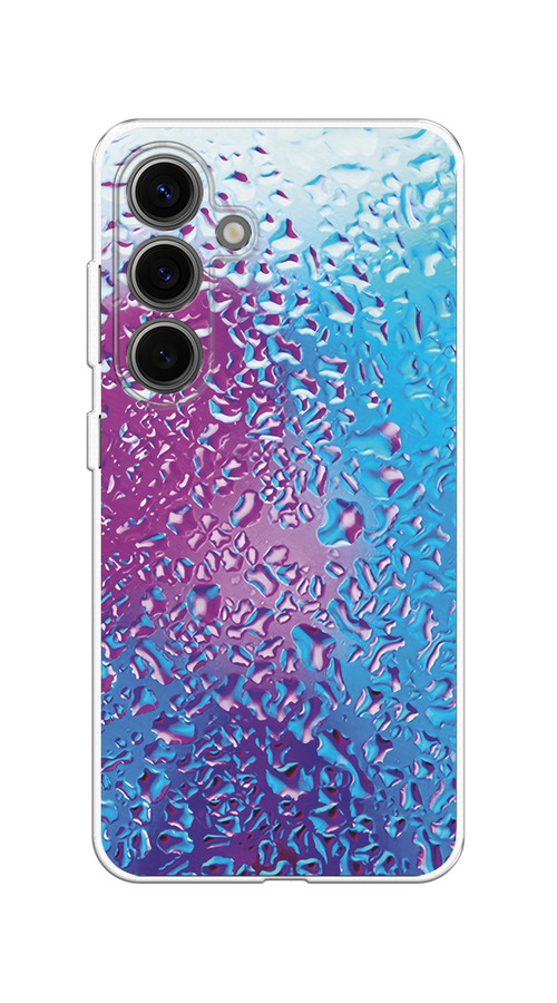 

Чехол на Samsung Galaxy S25 Капли на стекле, Бирюзовый;розовый, 2110350-1