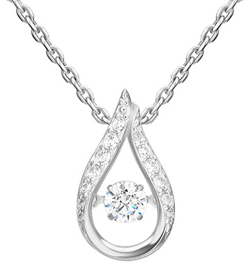 

Кулон из белого золота с фианитом PLATINA jewelry 03-2333-00-501-1120-38, 03-2333-00-501-1120-38