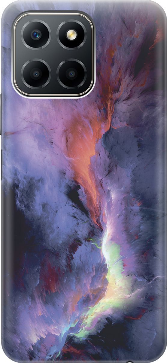 

Силиконовый чехол на Honor X6 / X8 5G с принтом "Гром и молния", Фиолетовый;черный, 158174