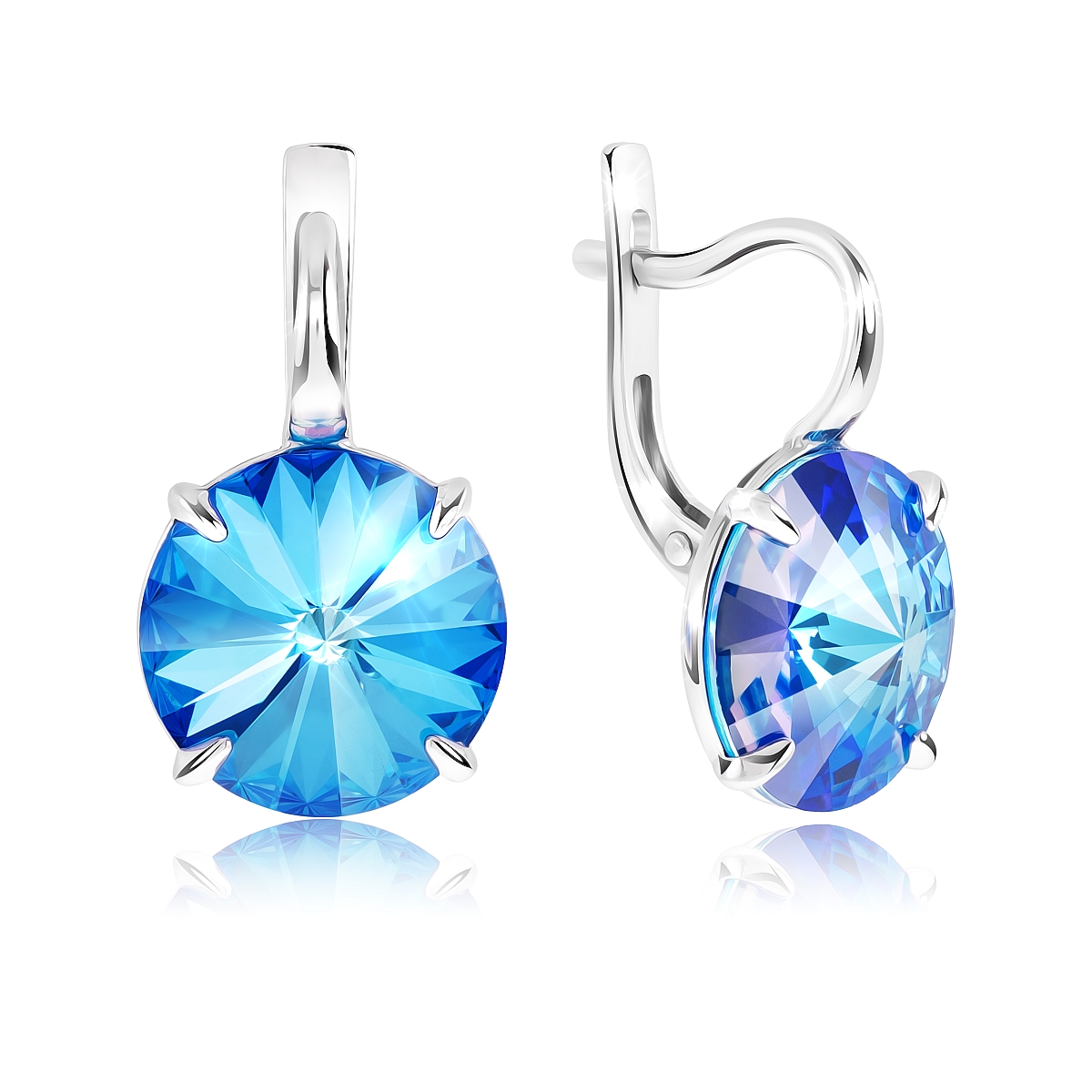 

Серьги из серебра VALTERA 117916, Swarovski, 117916