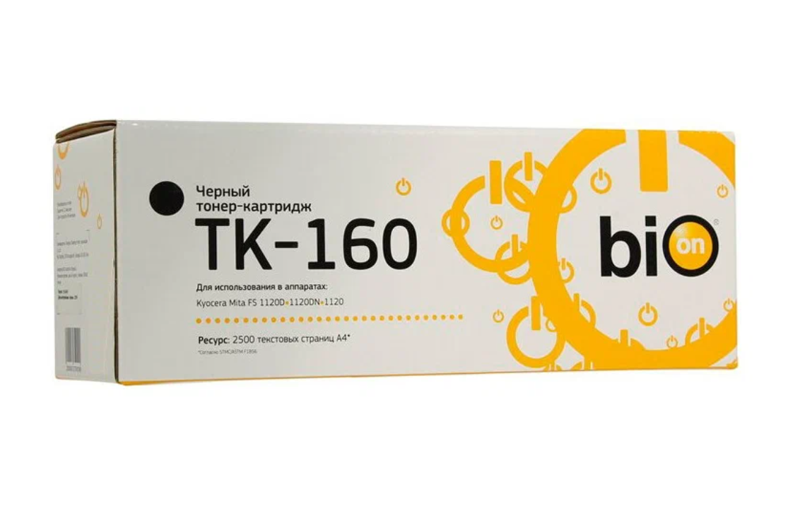 

Картридж для лазерного принтера Bion (TK-160) черный, совместимый