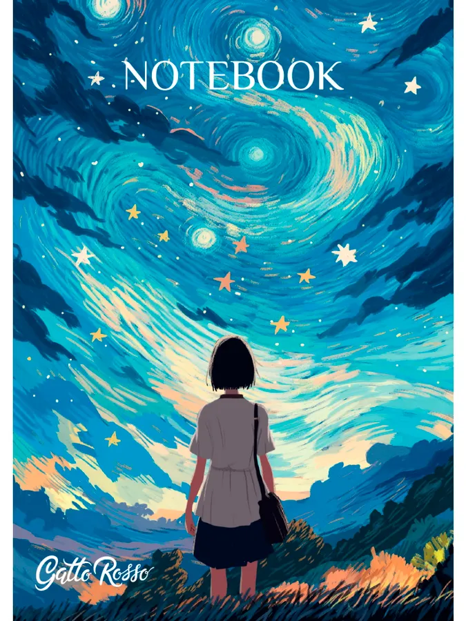 

Блокнот Проф-Пресс, Звёздный Notebook Загадай желание, Б40-4046 Gatto Rosso, в линию, Gatto Rosso