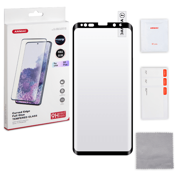 

Защитное стекло ANMAC для Samsung S9 Plus, Защитное стекло ANMAC для Samsung S9 Plus Full Glue
