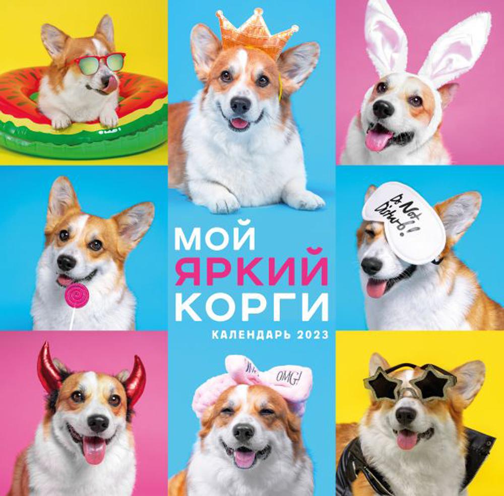 

Мой яркий корги. Календарь настенный на 2023 год