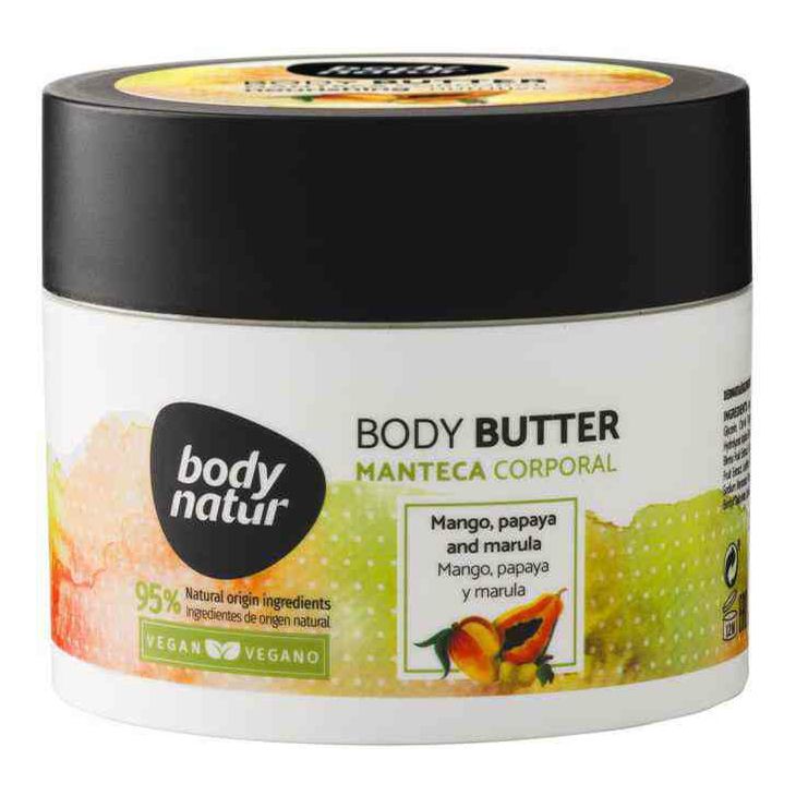 Крем для тела Body Natur Манго папайя и марула для упругости кожи 200 мл body natur крем для тела манго папайя и марула revitalising body moisturiser