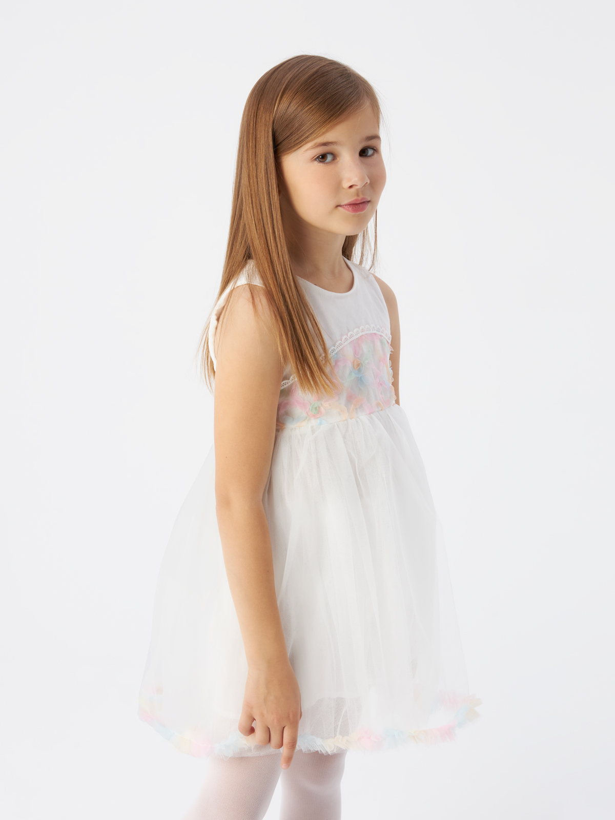Платье для девочки нарядное, 120 см, 8327-1