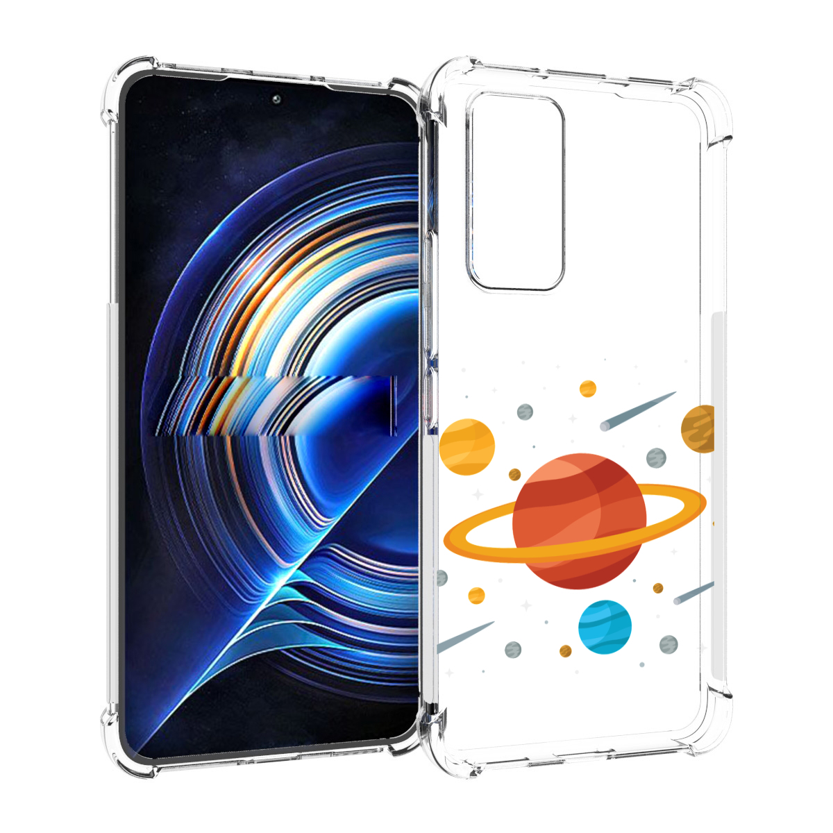 

Чехол MyPads Планета-Сатурн для Tecno Camon 19 Neo, Прозрачный, Tocco