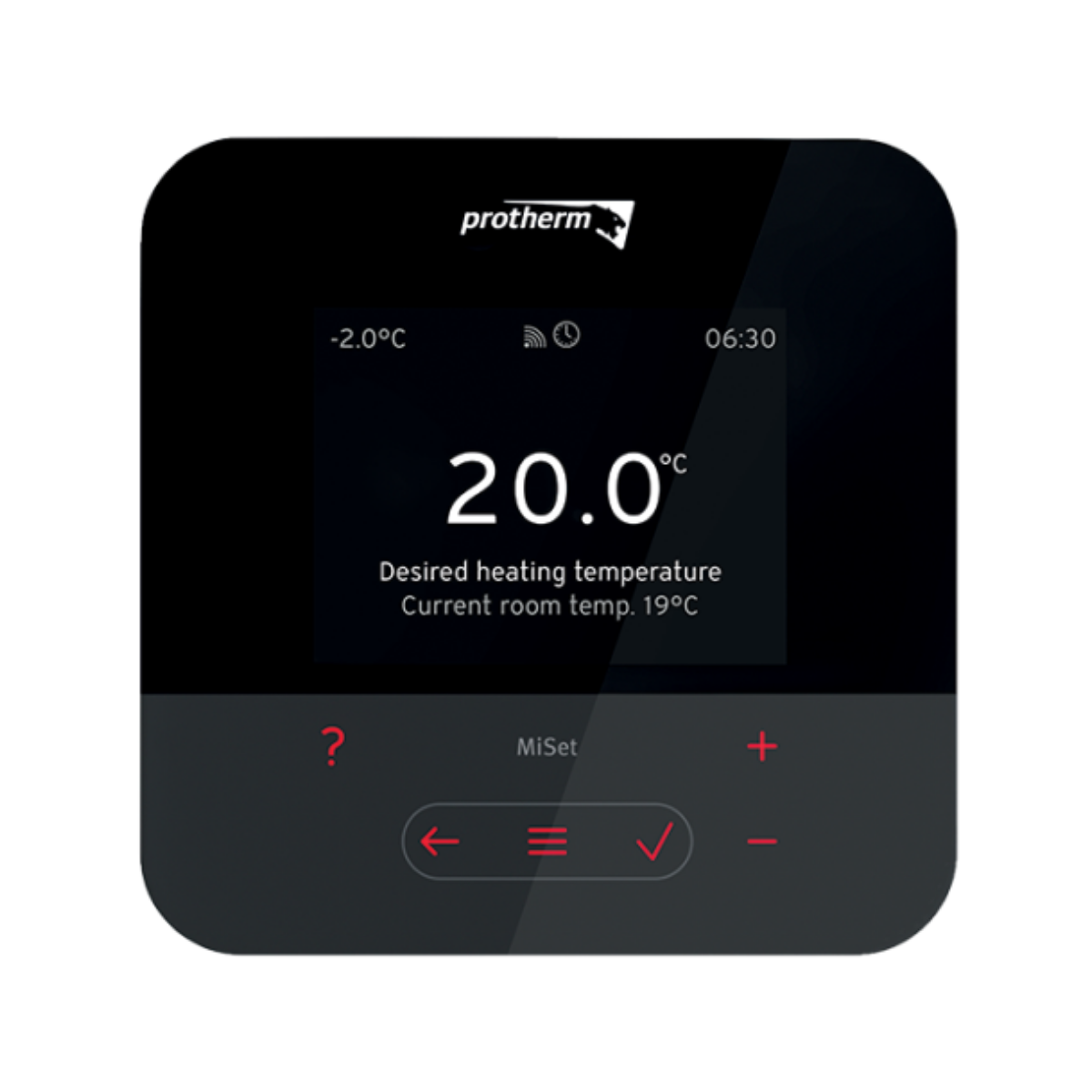 

Регулятор температуры Protherm MiSet SRT380 0020261001 терморегулятор, Черный, MiSet