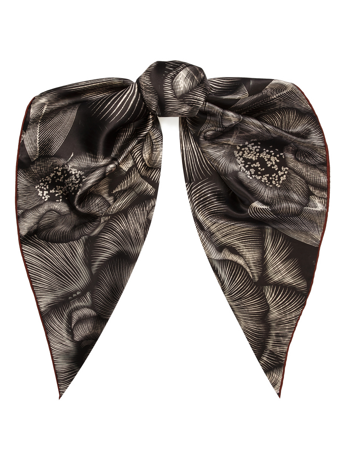 

Платок женский Eleganzza SS03-8239 черный, 110х110 см, SS03-8239
