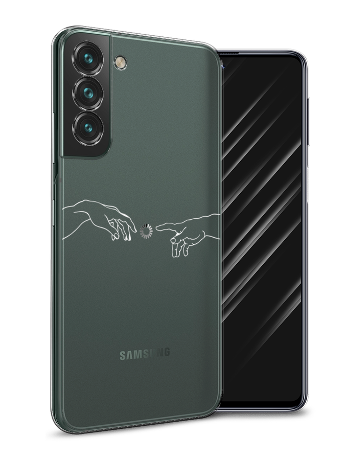 

Чехол Awog на Samsung Galaxy S22 + / Самсунг S22 + "Загрузка творения", Белый;серый;прозрачный, 2103950-10