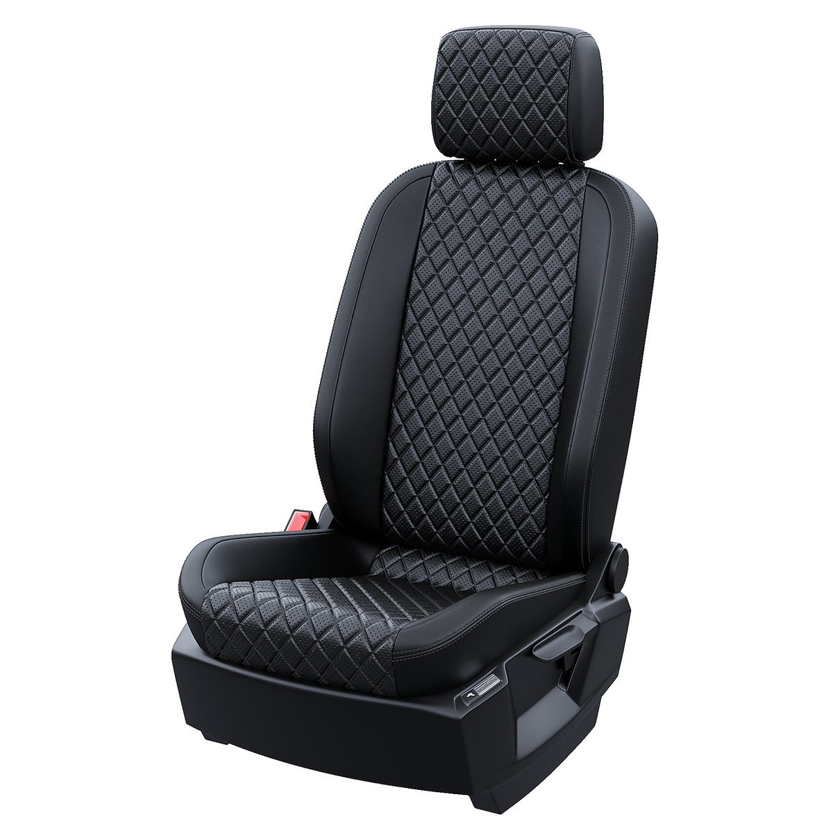 

Чехлы на сиденья Чехлы.ру для BMW 1 F20, F21 2 2011-2020 5155AV147FT2 Экокожа ромб Черный, 5155AV