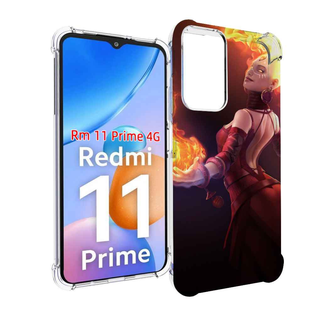 Чехол MyPads dota 2 Lina для Xiaomi Redmi 11 Prime 4G