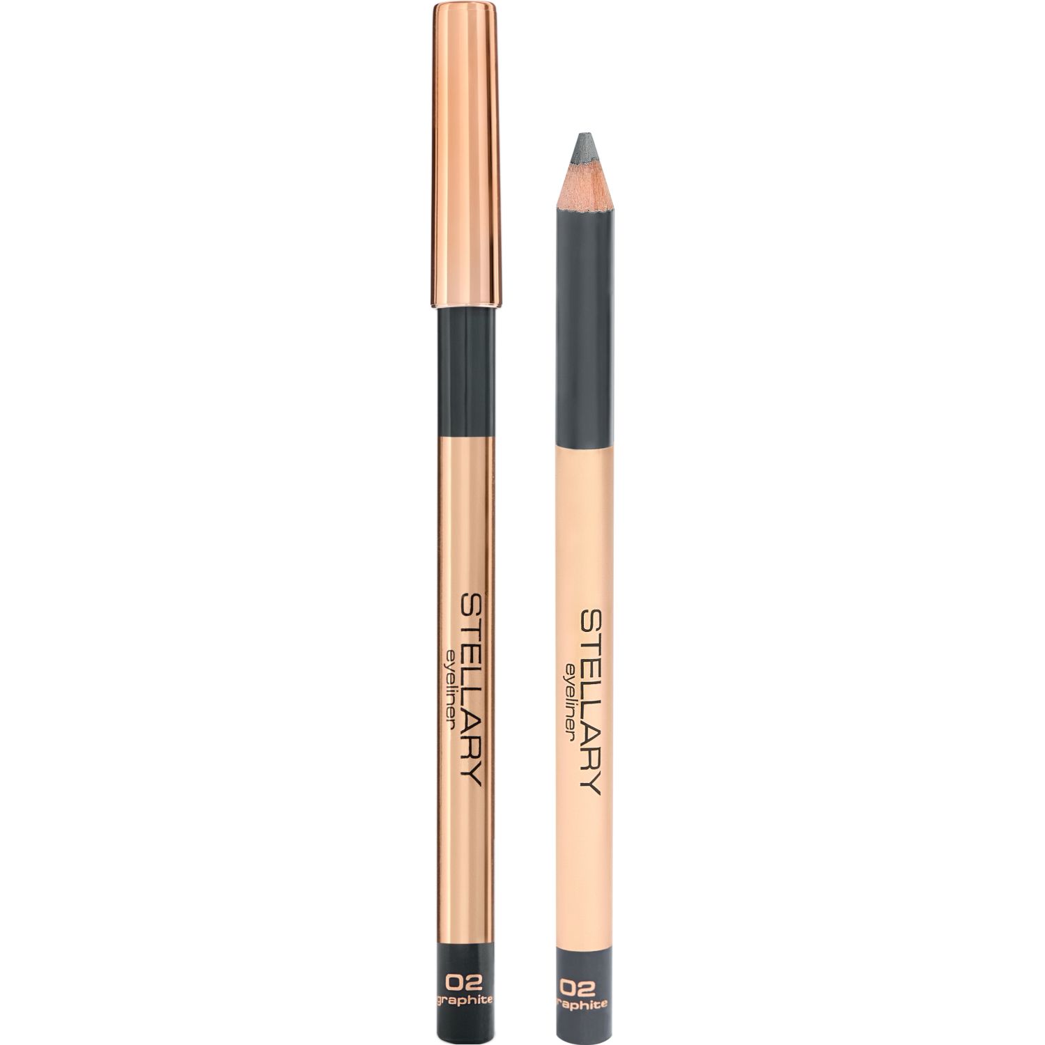 Карандаш для глаз Stellary Eyeliner насыщенный тон 02 Графит 1,5 г