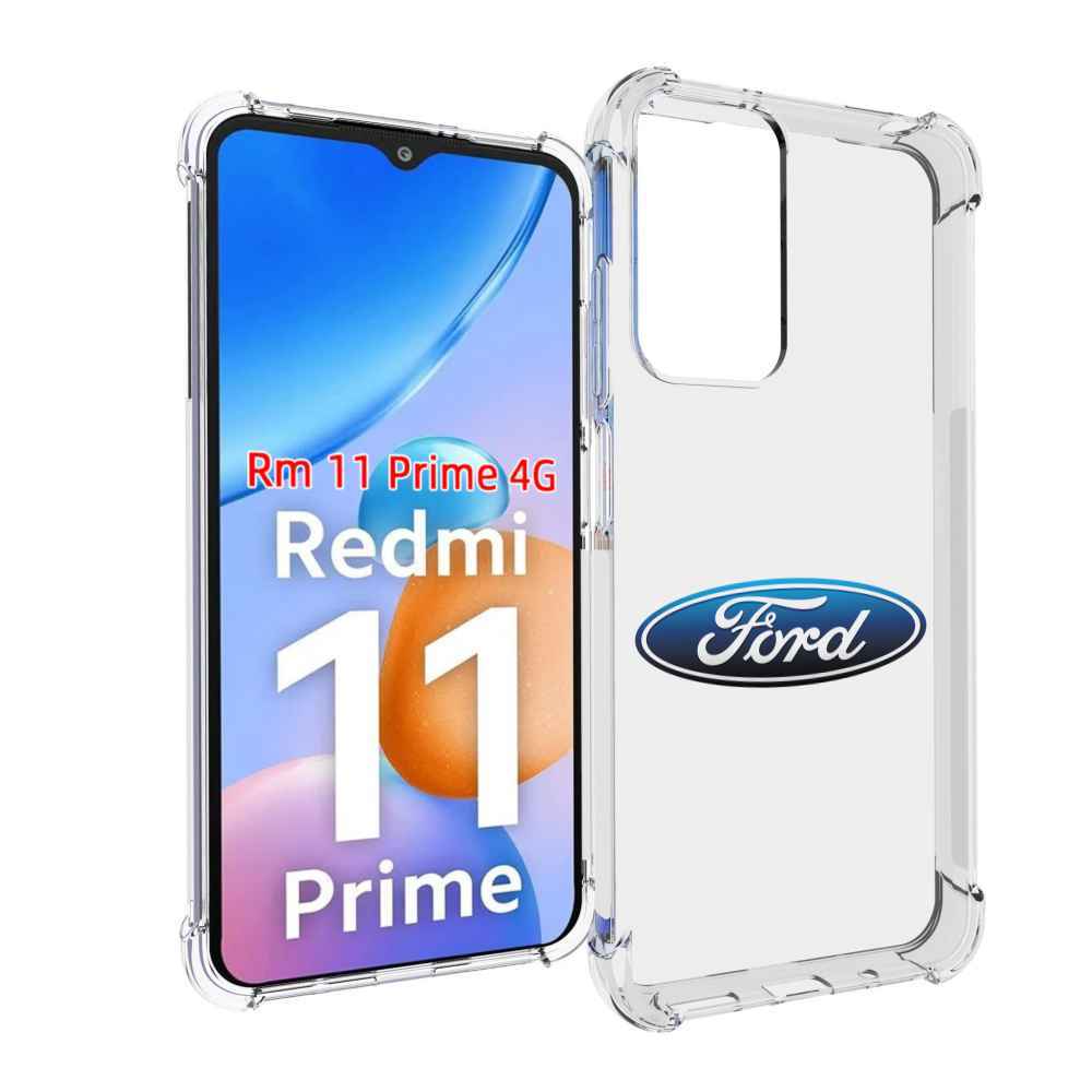 

Чехол MyPads ford-3 мужской для Xiaomi Redmi 11 Prime 4G, Прозрачный, Tocco