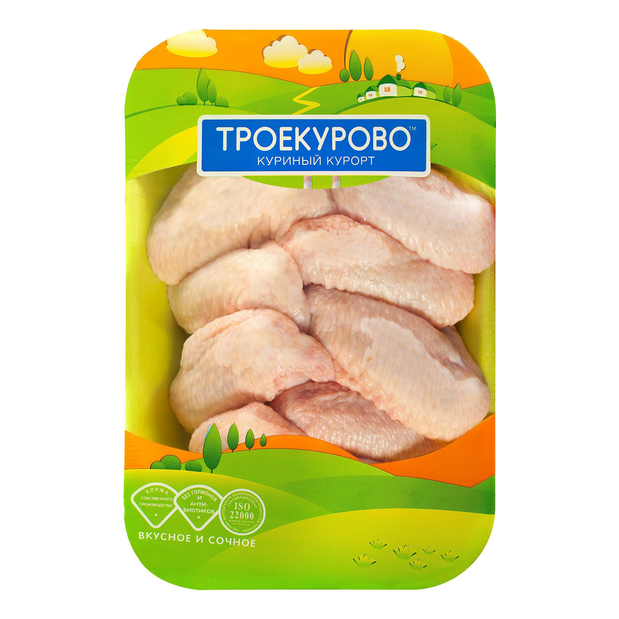 

Крыло цыпленка-бройлера Троекурово охлажденное +-900 г