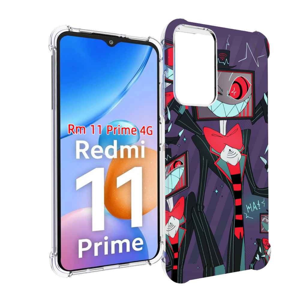 

Чехол MyPads hazbin hotel для Xiaomi Redmi 11 Prime 4G, Прозрачный, Tocco